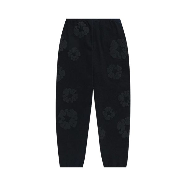 Denim Tears The Cotton Wreath Sweatpants Black Monochrome