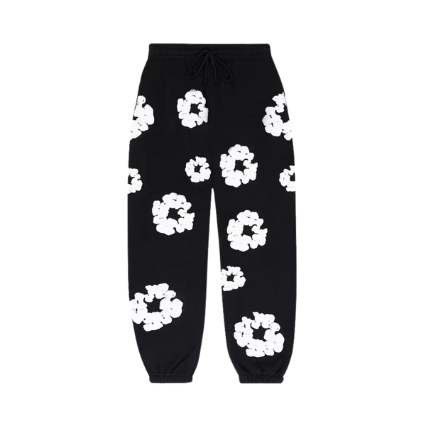 Denim Tears The Cotton Wreath Sweatpants Black