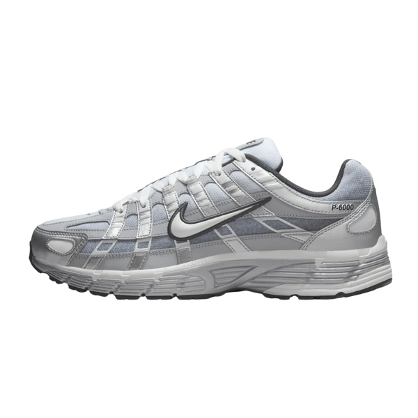 Nike P-6000 Metallic Silver Summit White-Wolf Grey