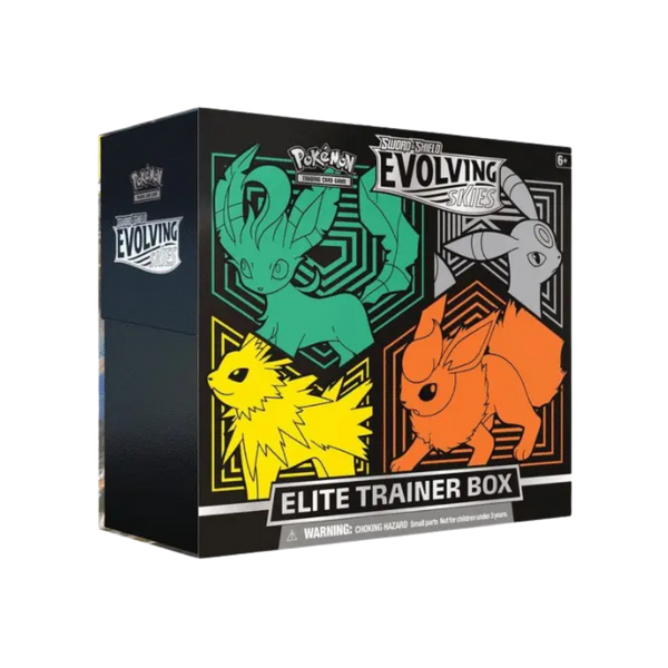Pokémon TCG Sword & Shield Evolving Skies Elite Trainer Box (Flareon/Jolteon/Umbreon/Leafeon)