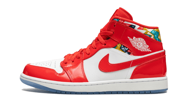 Air Jordan 1 Mid SE Barcelona Sweater - DC7294-600 / DC7248-600