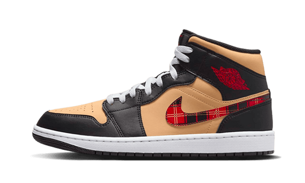 Air Jordan 1 Mid SE Tartan Swoosh - DZ5329-001