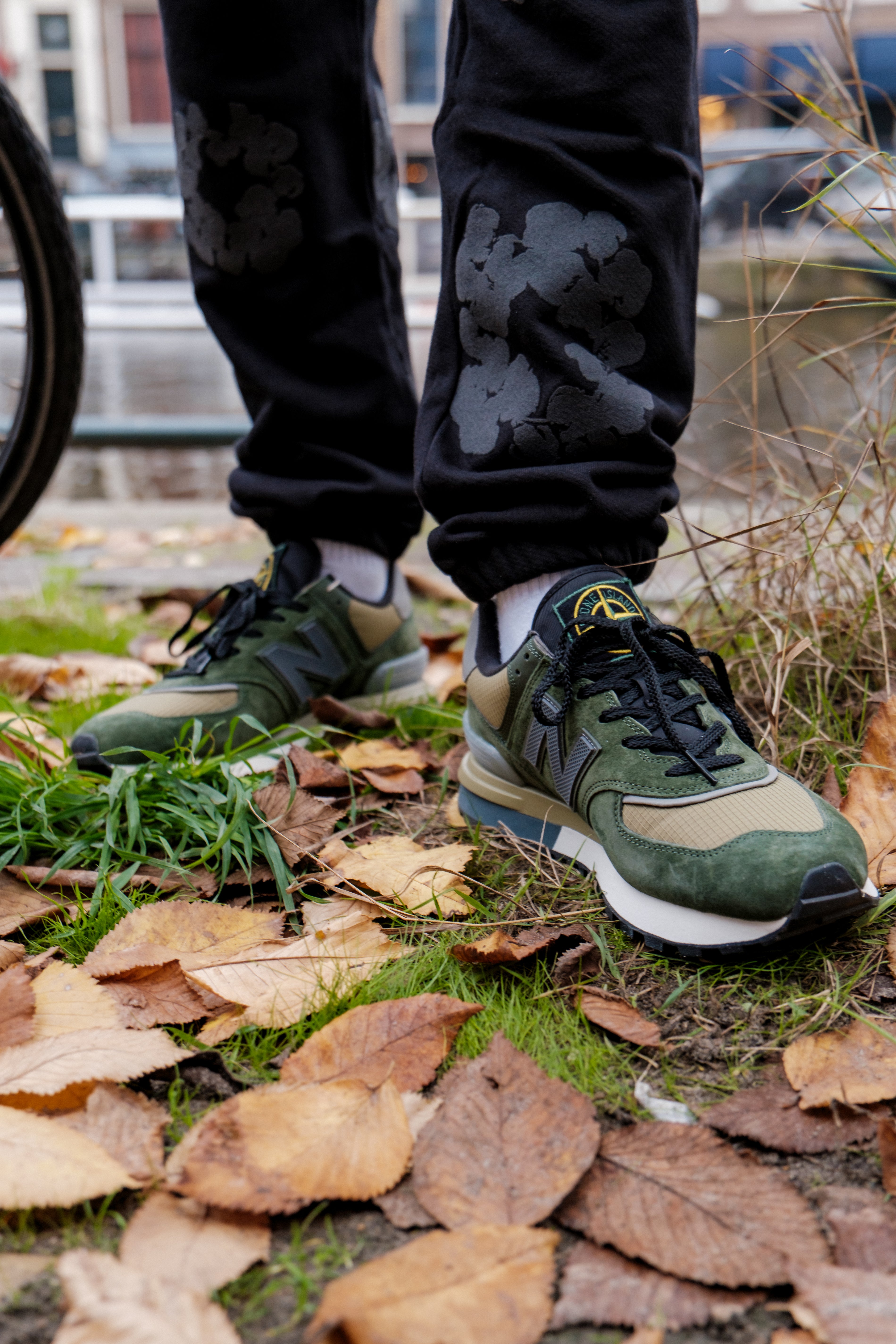 New Balance 570 X Stone Island Legacy Dark Green