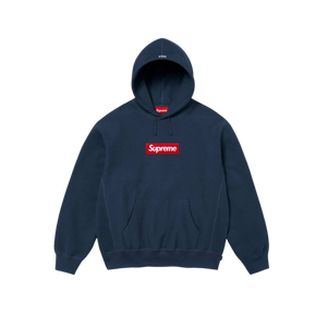 Supreme Box Logo Hooded Sweatshirt Sweatshirt (FW24) Navy